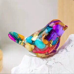 Multi Color Crystal Mahjong Birdie